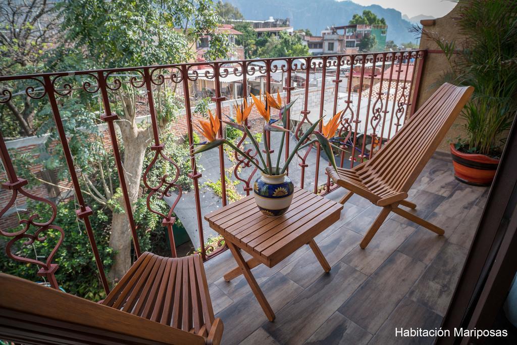 Flor De Cera Hotell Tepoztlán Eksteriør bilde